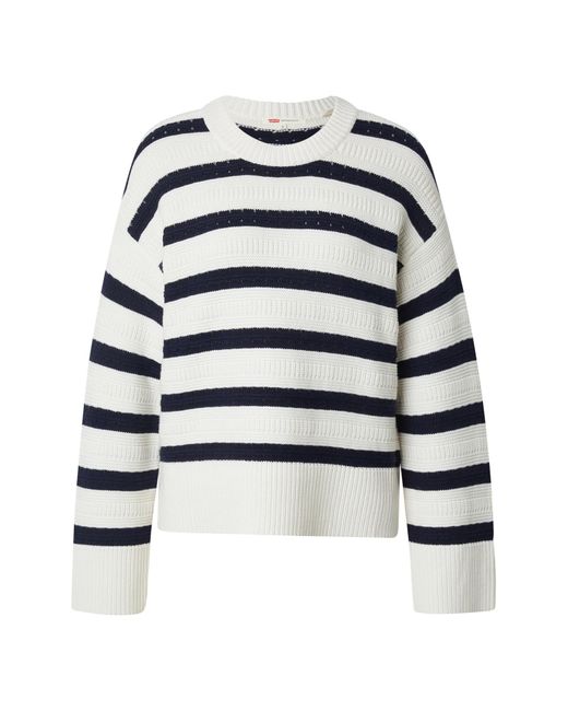 Levi's White Levis Candide Crewneck Sweater