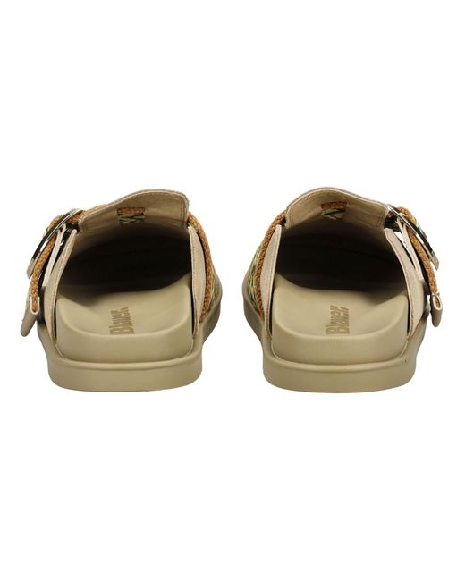 Blauer Multicolor Pantolette