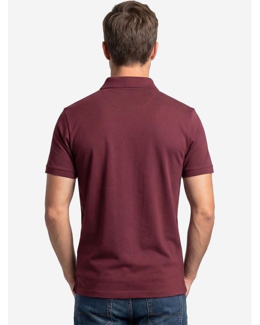 RAGMAN Shirt Basic in Red für Herren