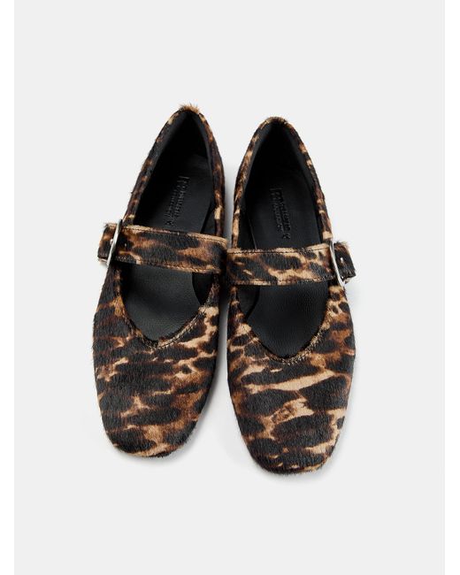 Pull&Bear Brown Riemchenballerina