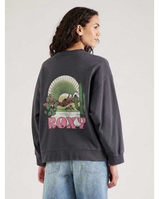 Roxy Gray Sweatshirt 'Lineup'
