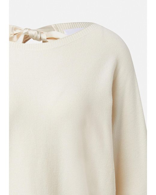 Comma, White Pullover