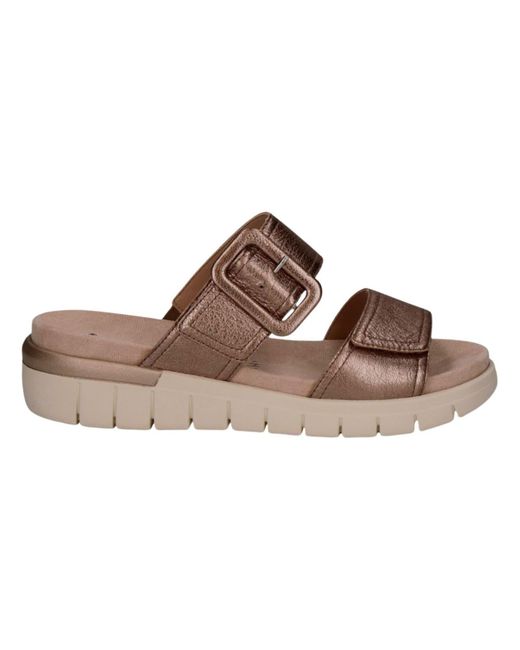 Caprice Brown Pantolette
