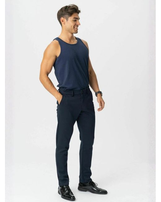 TeeShoppen Top Basic Tanktop in Blue für Herren