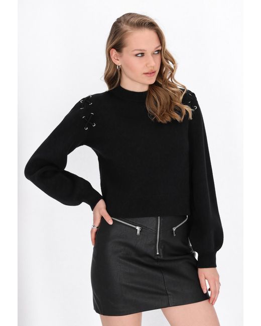 myMo ROCKS Black Pullover