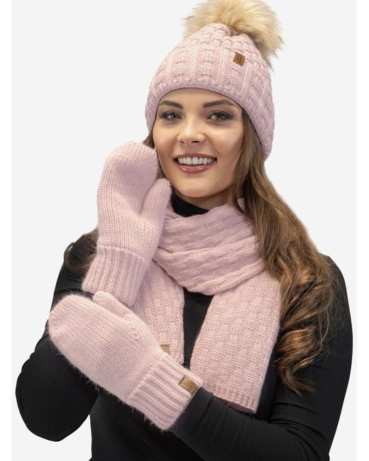 Vivience Pink Mütze 7015 Set