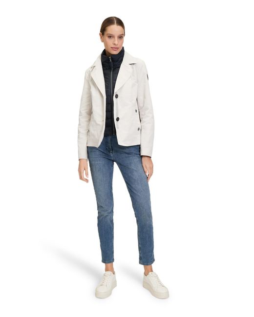 AMBER & JUNE White Übergangsjacke