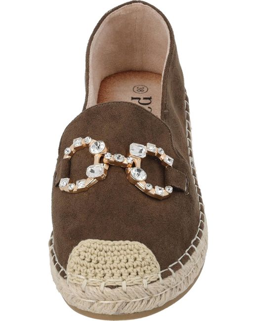 Palado by Sila Sahin Brown Espadrilles
