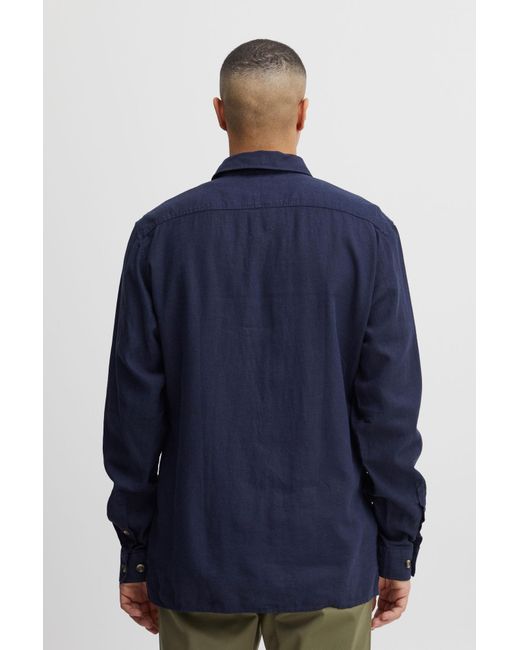 Solid Hemd Alan in Blue für Herren