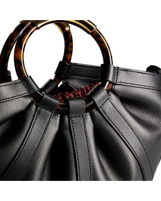 Coccinelle Black Shopper Shell, Leder