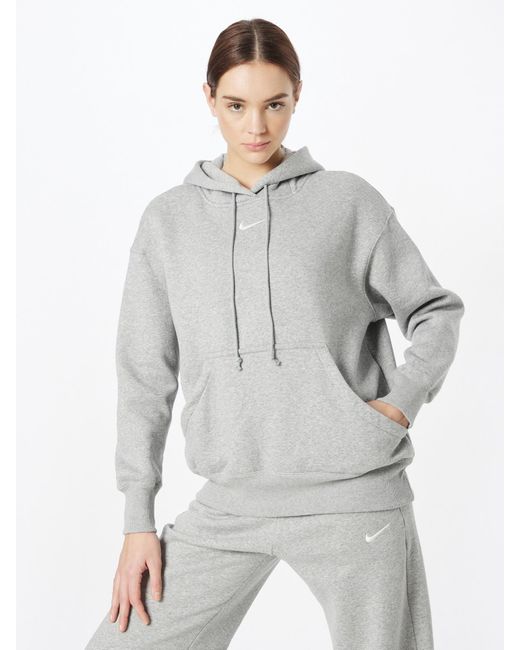 Nike Gray Sweatshirt 'phoenix fleece'