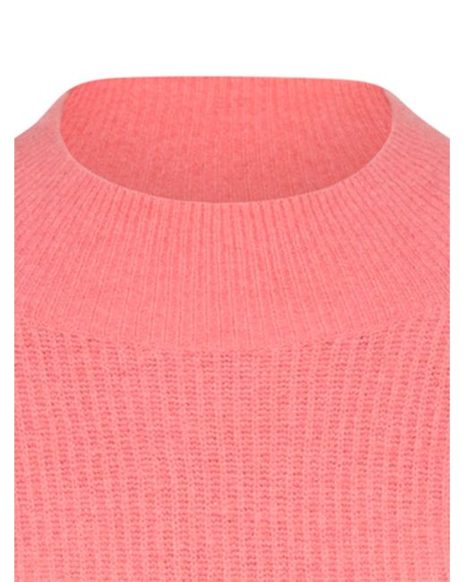 Camel Active Pink Strickpullover Mit Raglanärmeln