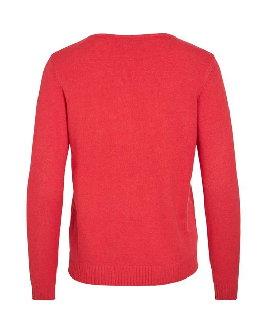Vila Red Pullover Viril
