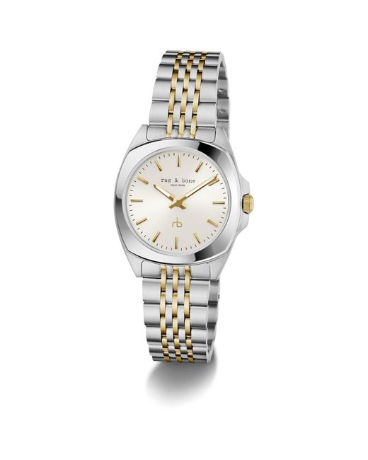 Rag & Bone White Analoguhr Bleeker
