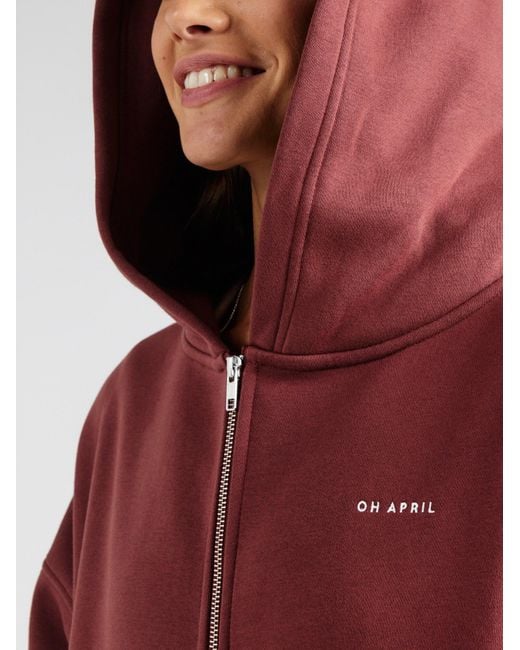 Oh April Red Sweatjacke