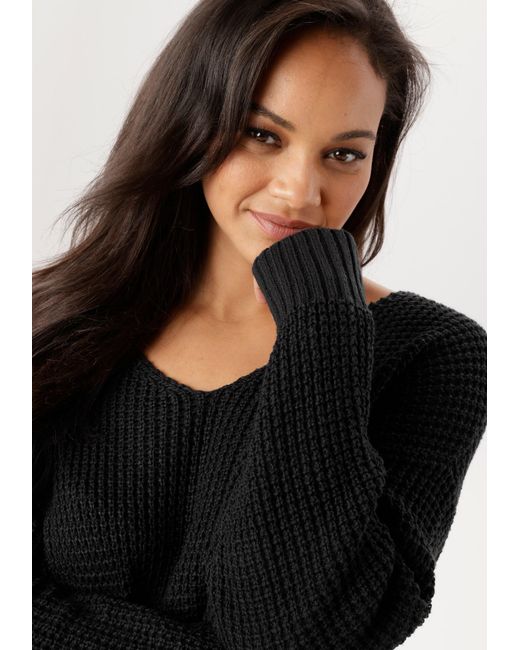 Aniston Black Pullover