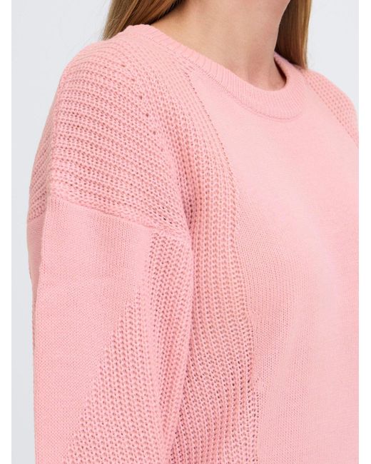 Oxmo Pink Strickpullover Oxiselmo