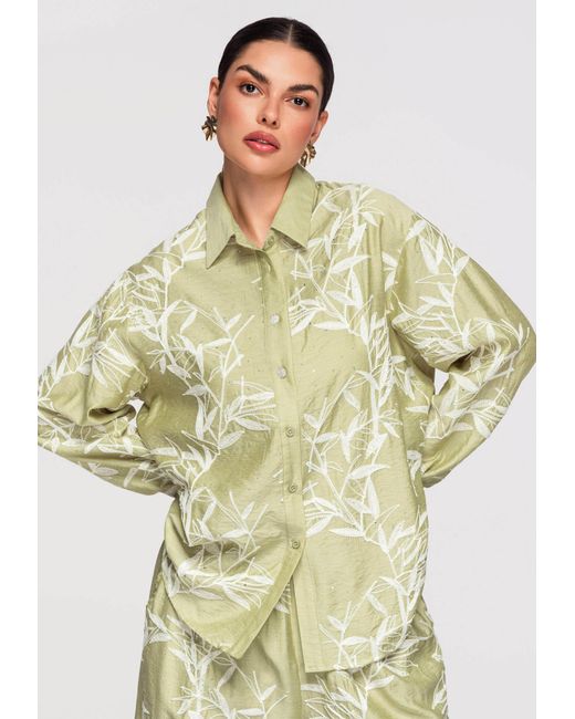 Ombre Natural Bluse