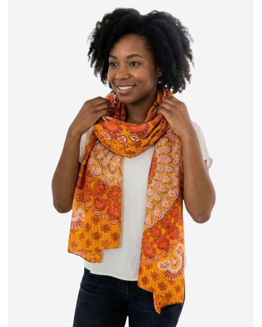 Sunsa Orange Schal