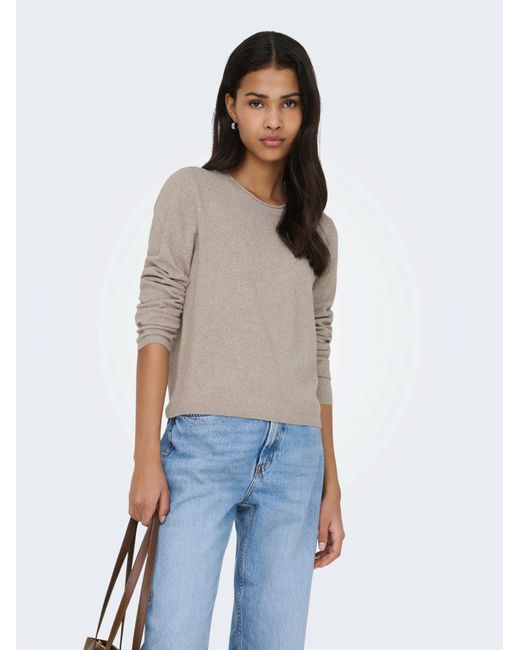 ONLY Gray Pullover Onlloyal