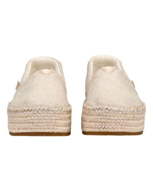 TOMS Natural Halbschuhe Textil Espadrille