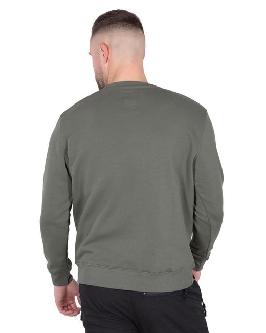 Alpha Industries Sweatshirt Basic Logo in Green für Herren