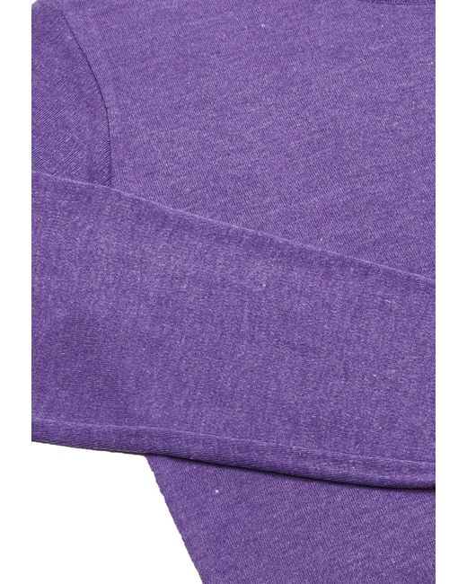 faina Purple Pullover