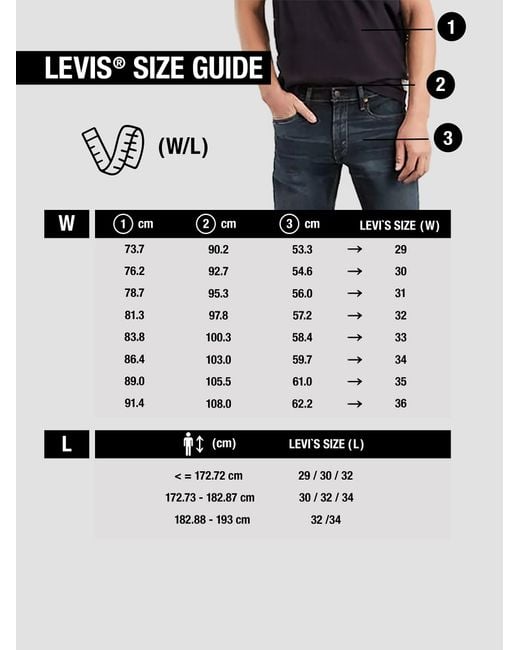 Levi's Levis Jeans 501 Relaxed in Schwarz für Herren Lyst DE