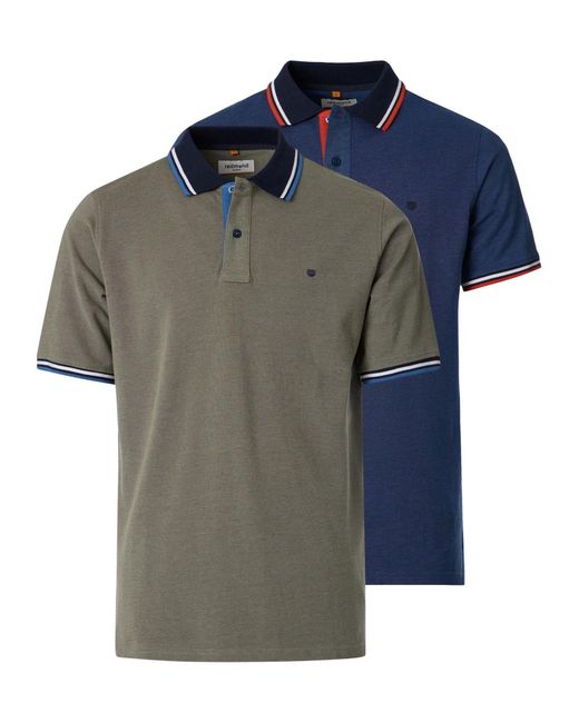 Redmond Shirt Basic in Blue für Herren