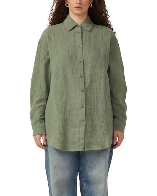 QS Green Bluse