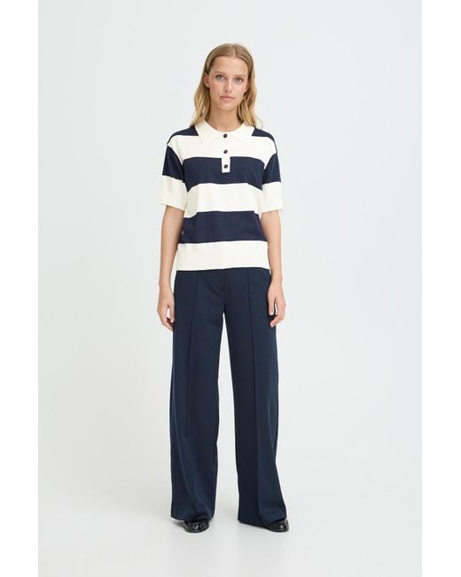 Ichi Blue Pullover Luls