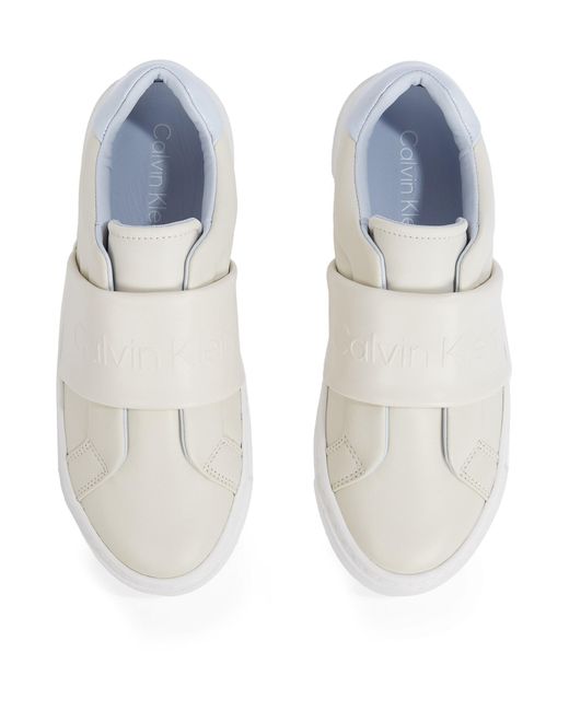 Calvin Klein White Slip On