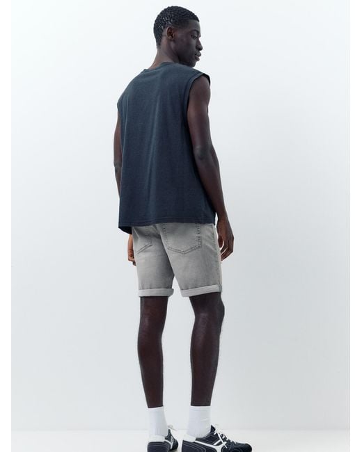Pull&Bear Shorts in Gray für Herren