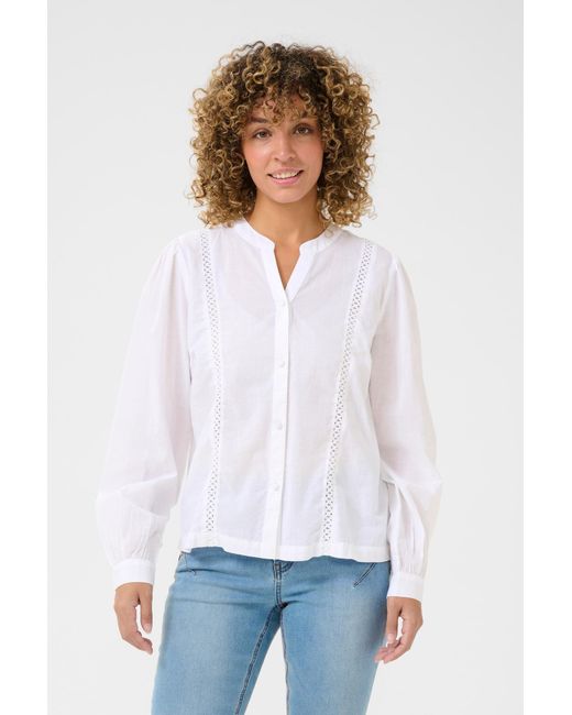 Cream White Bluse Cr Jassi