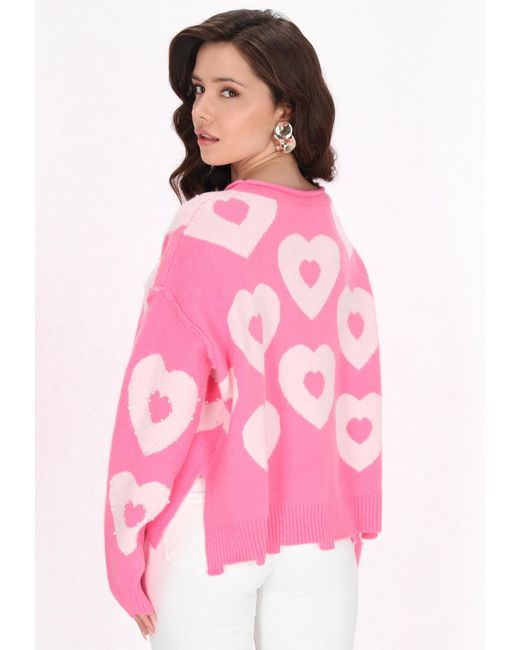 faina Pink Pullover
