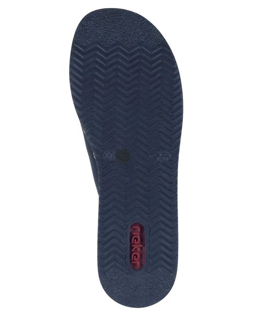 Rieker Blue Pantolette Basic