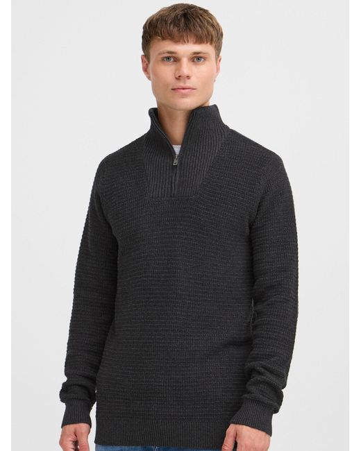 Solid Pullover Reco in Black für Herren