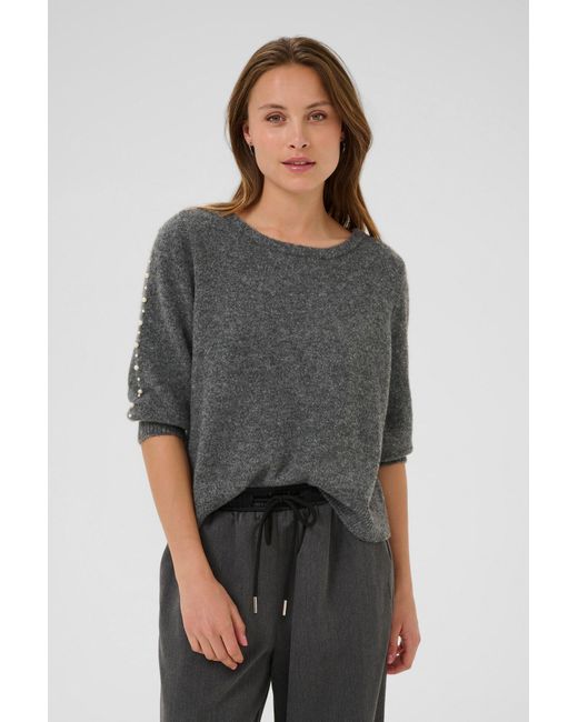 Kaffe Gray Pullover Betty