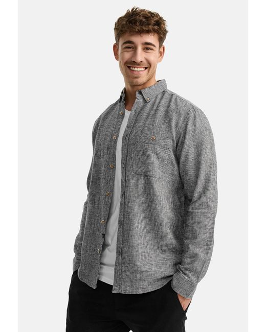 INDICODE Hemd in Gray für Herren