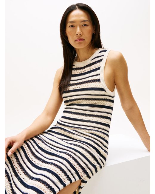 Tommy Hilfiger White Kleid (Ocs)
