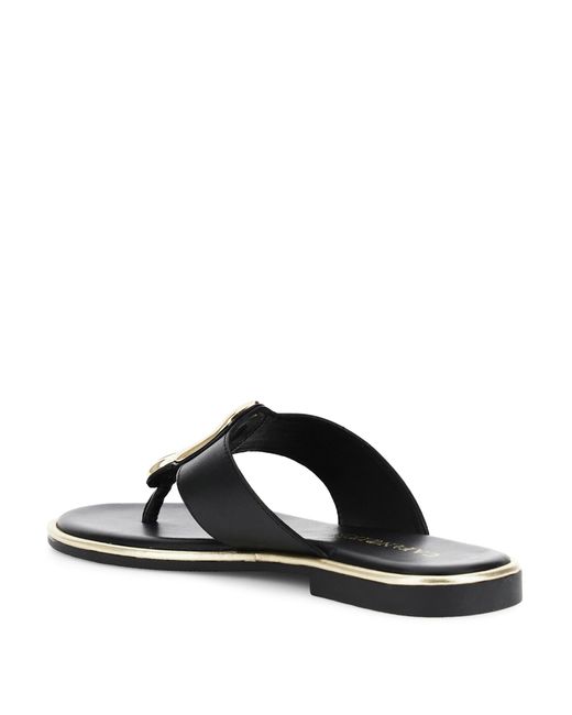 CafeNoir Black Caf Noir Flip Flops
