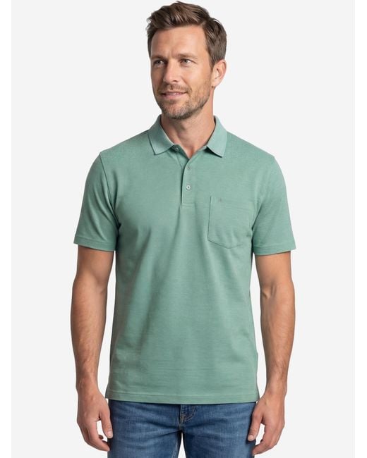 RAGMAN Shirt Basic in Green für Herren