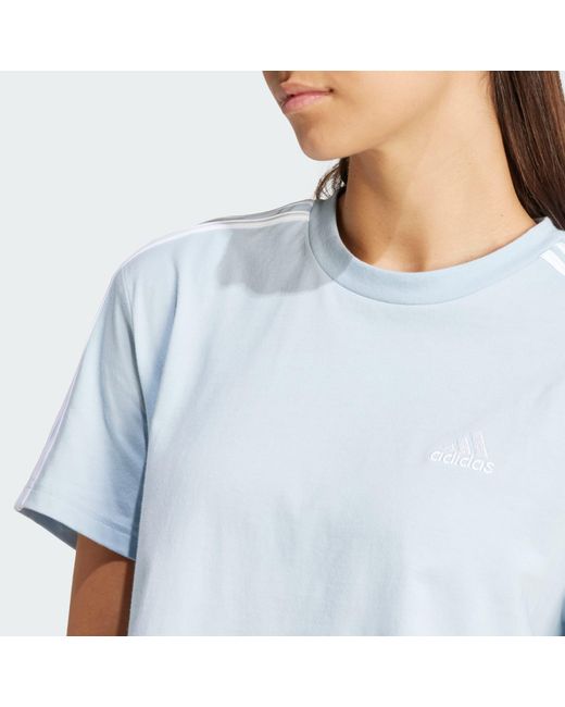 Adidas Blue Funktionsshirt 'essentials'