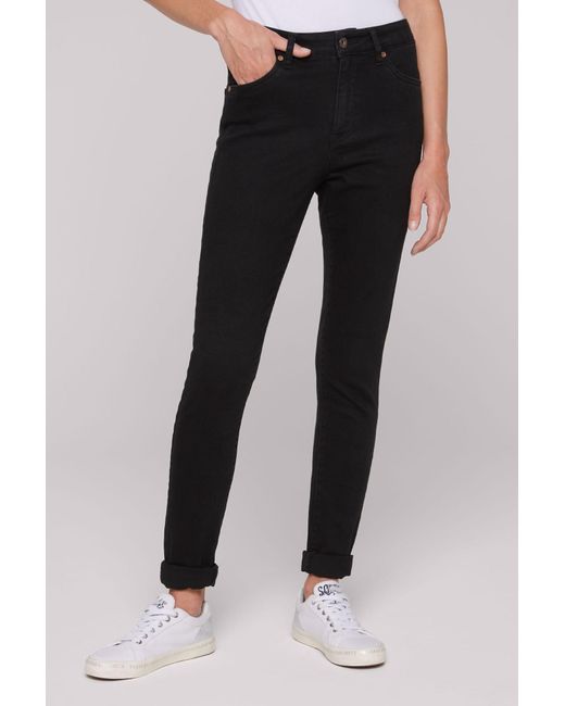 SOCCX Black Jeans Al:Ice Slim Fit
