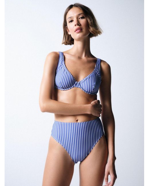 The Set Blue Bikinitop