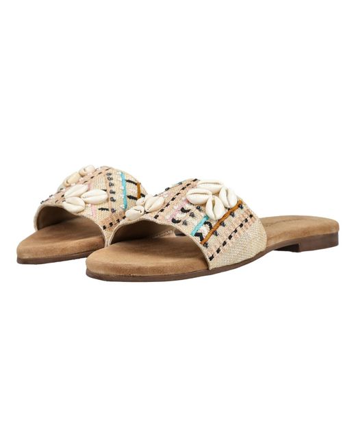 Lazamani Metallic Pantolette