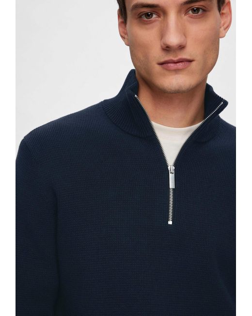 SELECTED Pullover Slhdane in Blue für Herren