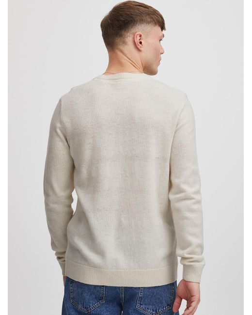Solid Pullover in White für Herren
