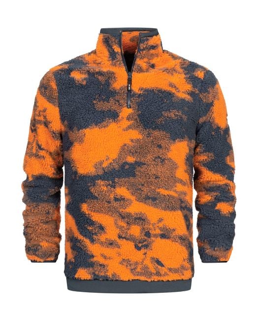 INDICODE Pullover Sofiane in Orange für Herren