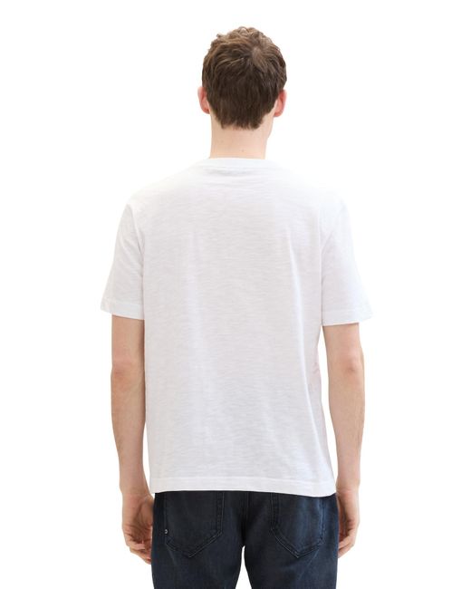 Tom Tailor T-shirt in White für Herren